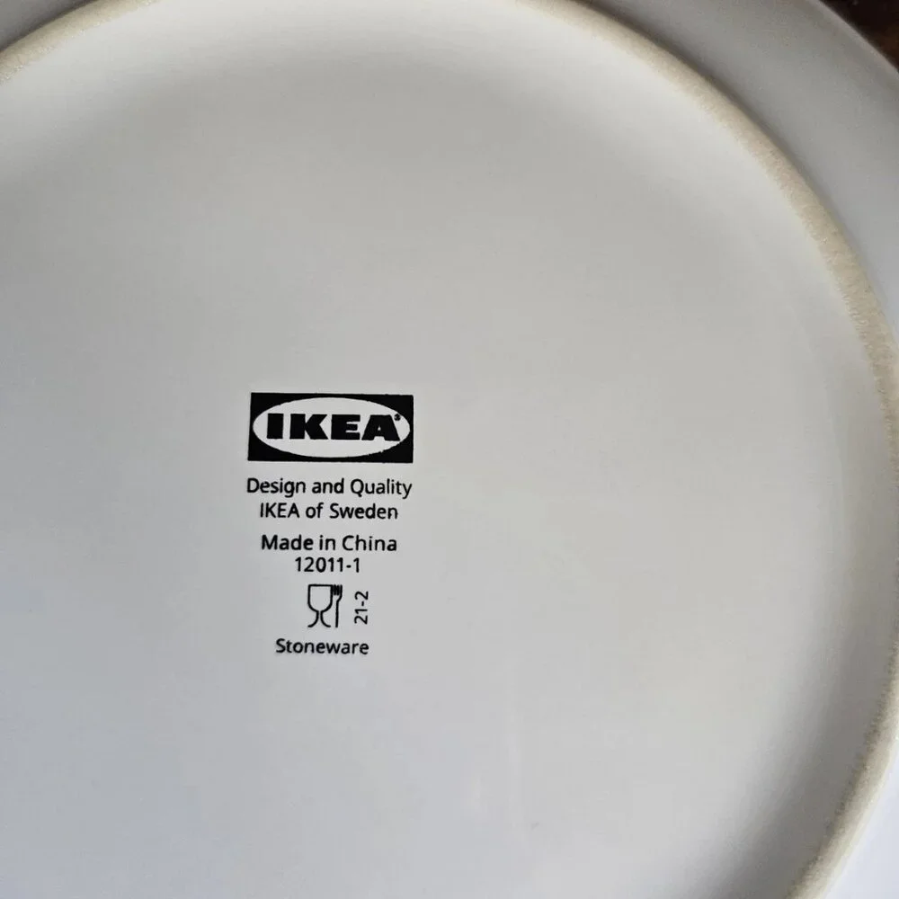 1 Replacement IKEA Of Sweden Salad Dessert Plate 12011-1 White 7 7/8